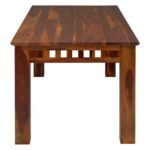 Jodhpur Crafts Solid Sheesham Wood 6 Seater Dining Table Set - Image 4