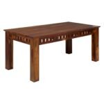 Jodhpur Crafts Solid Sheesham Wood 6 Seater Dining Table Set - Image 8