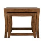 Jodhpur crafts sheesham Wood Nested Side Tables in Honey Finish - Image 4