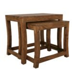 Jodhpur crafts sheesham Wood Nested Side Tables in Honey Finish - Image 10