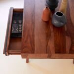 Jodhpur Crafts Wood Furniture Wooden Study Table & Laptop Table Desk for Home | Solid Sheesham Wood Office Work Desk Study Room for Students Table | SHEESHAM Computer Desktop Table for Home - Image 3