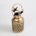 Jodhpur Crafts Bronze  Metallic Decorative Candle Stand Showpiece - Image 4