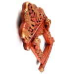 Jodhpur Crafts Wood Wall Hanging Jharokha (18 inch , Brown) - Image 4