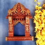 Jodhpur Crafts Wood Wall Hanging Jharokha (18 inch , Brown) - Image 5