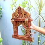 Jodhpur Crafts Wood Wall Hanging Jharokha (18 inch , Brown) - Image 7