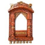 Jodhpur Crafts Handcrafted Wooden Jharokhas copper-toned brown - Image 7