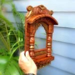 Jodhpur Crafts Handcrafted Wooden Jharokhas copper-toned brown - Image 9