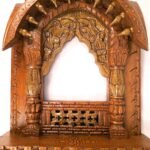 Jodhpur Crafts Handcrafted Wooden Jharokhas copper-toned brown - Image 13