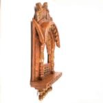 Jodhpur Crafts Handcrafted Wooden Jharokhas copper-toned brown - Image 4
