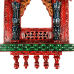 Jodhpur Crafts Handcrafted Rajasthani Wooden Jharokha - Image 6