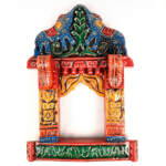 Jodhpur Crafts Jharokha Wall Hanging | Wooden Jharokha Frame Hangings - For Home, Wall Decor, Frames, Living room, Entrance Decoration & Gifts - 18 Inch (Wood, Multicolor) - Image 4