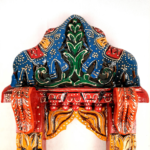 Jodhpur Crafts Jharokha Wall Hanging | Wooden Jharokha Frame Hangings - For Home, Wall Decor, Frames, Living room, Entrance Decoration & Gifts - 18 Inch (Wood, Multicolor) - Image 5