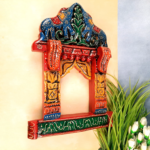 Jodhpur Crafts Jharokha Wall Hanging | Wooden Jharokha Frame Hangings - For Home, Wall Decor, Frames, Living room, Entrance Decoration & Gifts - 18 Inch (Wood, Multicolor) - Image 3