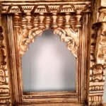 Jodhpur Crafts Antique White Peacock Jharokha 27inch - Image 5