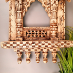 Jodhpur Crafts Jharokha Wall Hanging Wood Ethnic Motifs Antique Hall Jharokas - Image 6