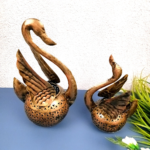 Jodhpur Crafts Decorative Swan Tea Light Stand Showpieces