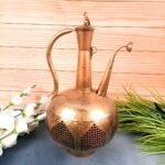 Jodhpur Crafts Vintage Surahi Tea Light Holder Set,antique golden or copper finish - Image 2