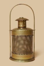 Jodhpur Crafts Wrought Iron Cut Work Lantern with Hook andHandle Tea Light Showpiece for Home Decor, 13.25 inch, 1 Piece - Image 2