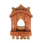 Jodhpur Crafts Handcrafted Wooden Jharokhas copper-toned brown - Image 4