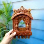 Jodhpur Crafts Handcrafted Wooden Jharokhas copper-toned brown - Image 10