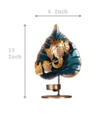 jodhpur crafts Multicolor pan Ganesha Candle Holder, Candle Holder, Tea Light for Home Decor, Elegance Tea Light, Stylish Candle Holder, showpiece Candle Holder, Multicolor Candle Holder, - Image 3