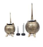 Jodhpur Crafts Gold Iron Showpiece, Intricate Design, Sleek, Stylish, Luxurious Gold Finish, Bold Statement, Durable Iron Construction, Elegant Touch - Image 5