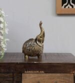 Jodhpur Crafts Metal Elephant Tea Light Candles Holder with Tealight Candle for Home Decoration - Handcrafted Diwali Decoration - Image 2
