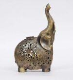 Jodhpur Crafts Metal Elephant Tea Light Candles Holder with Tealight Candle for Home Decoration - Handcrafted Diwali Decoration - Image 3