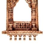Jodhpur Crafts Jharokha Wall Hanging Wood Ethnic Motifs Antique Hall Jharokas - Image 7