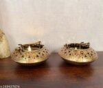 Jodhpur Crafts Metal Degchi Tealight Candle Holder Tea Light Candle Stand Holders Home Decoration Items for Living Room - Image 2