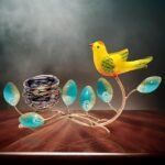 jodhpur Craft Iron Nest Bird T-Light Holder, Metal Tealight Candle Holders for Home Decor & Showcase Items (Length 12.5 inches, Width 3.7 inches, Height 6.5 Inches) - Image 6