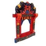 Jodhpur Crafts Jharokha Wall Hanging | Wooden Jharokha Frame Hangings - For Home, Wall Decor, Frames, Living room, Entrance Decoration & Gifts - 18 Inch (Wood, Multicolor) - Image 4