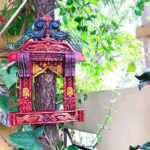 Jodhpur Crafts hand-painted multicolor peacock Jharokha - Image 5