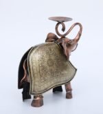 Jodhpur Crafts handcrafted metal elephant tea light candle holder - Image 6