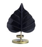Jodhpur crafts Iron Metal Lord Ganesha on Yellow Leaf Tealight or Candle Holder Stand Idol Showpiece- Perfect for Pooja Room and Table Decor, Home Decoration, and Corporate Gift Items -11 Inches - Image 7