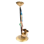 Jodhpur crafts Iron Tealight Candle Holder Krishnaa Shaped Hand Painted Showpiece for Home Décor 13.5 inch - Image 9